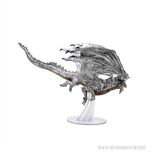 DnD - Adult Silver Dragon - Icons of the Realms Premium DnD Figur